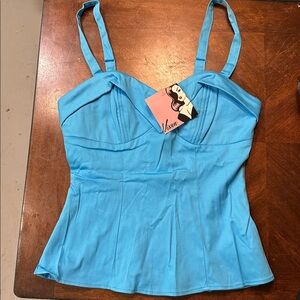 Vixen Blue Maneater Bustier Top